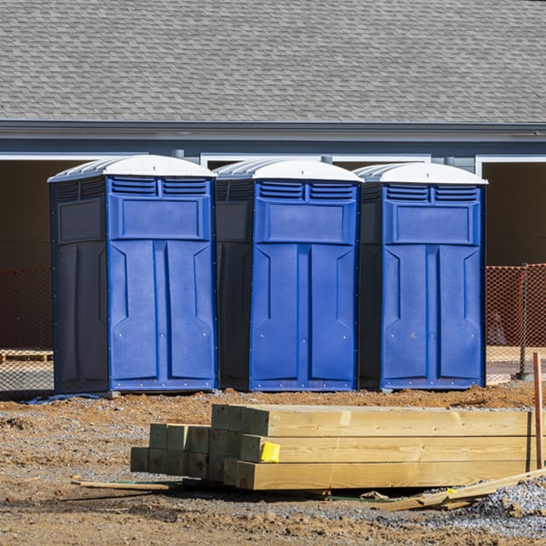 how can i report damages or issues with the portable toilets during my rental period in Chipley FL